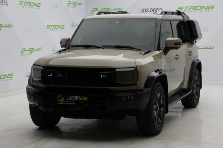 Jetour T2 2025, automatique, 645 km, 4 cylindres, quatre roues motrices, SUV beige